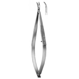 Castroviejo Iridectomy Scissors Curved 10cm/4