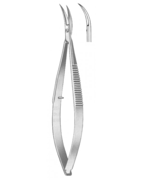 Castroviejo Iridectomy Scissors Curved 10cm/4