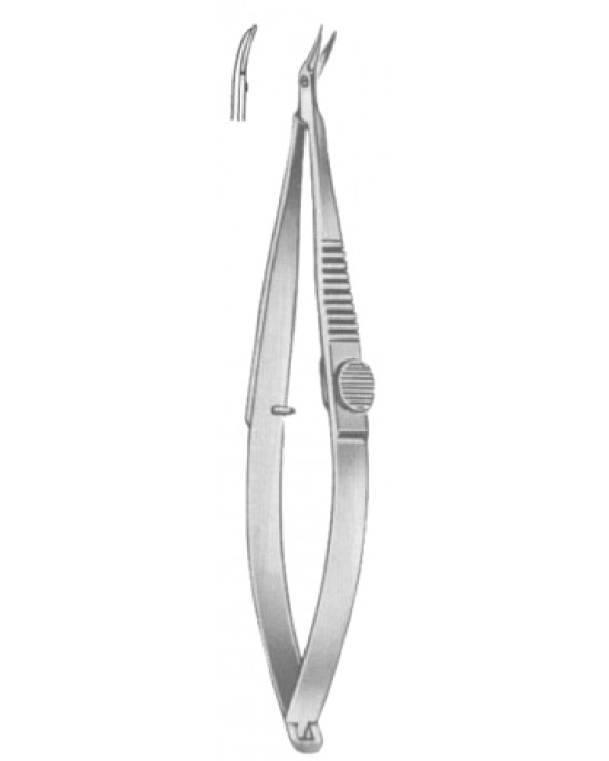 Troutman-Barraquer Iridectomy Scissors Left 10cm/4
