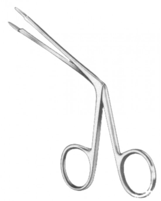 Littauer Ear Polypus Forceps 12cm/4 3/4