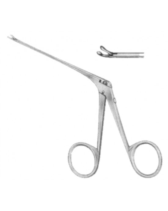 Micro Ear Polypus Forceps 0.9 x 1.1mm Cup-Shaped 8cm/3 1/4