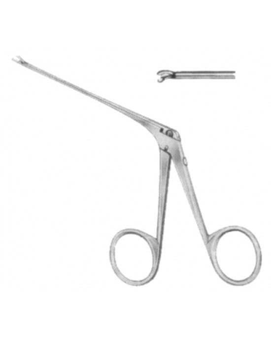 Micro Ear Polypus Forceps 0.9 x 1.1mm Cup-Shaped 8cm/3 1/4