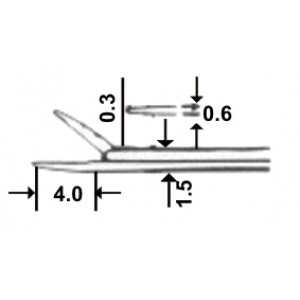 Micro Ear Polypus Dressing Forceps 0.3mm 8cm/3 1/4