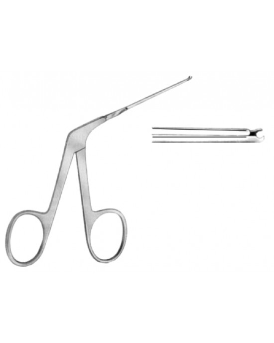 Fisch Micro Ear Forceps 8cm/3 1/4