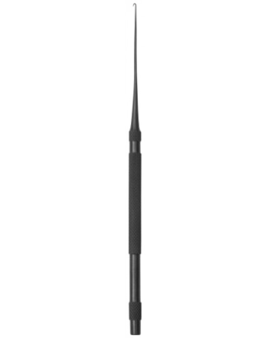 Cawhorne Stape Hook No.7, Retrograde (Black Finish), 16.5cm/6 1/2