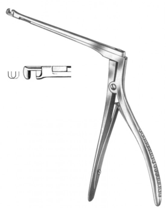 Hajek(Hajek-Kofler) Septum Compression Forceps 5x4mm 14cm/5 1/2