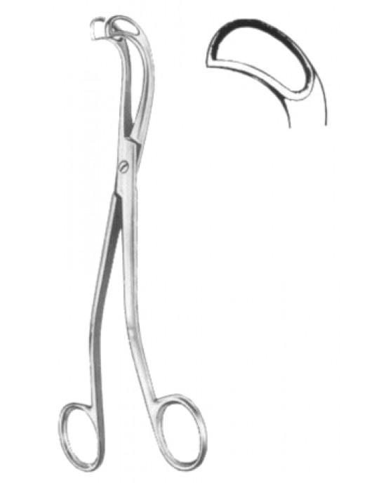 Jurasz Adenoid Cutting Forceps SJ 22cm/8 3/4