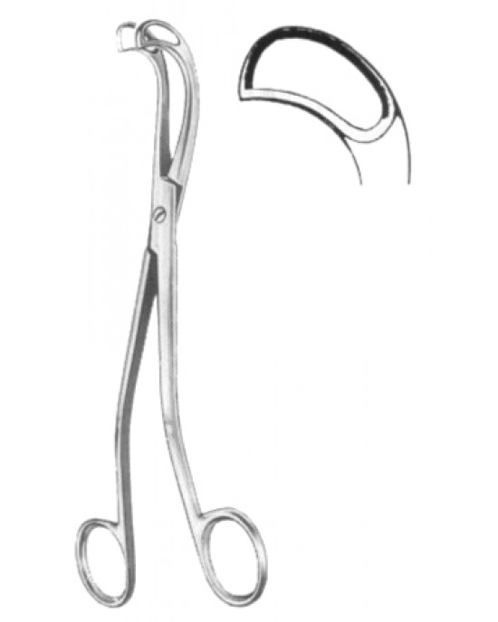 Jurasz Adenoid Cutting Forceps SJ 22cm/8 3/4