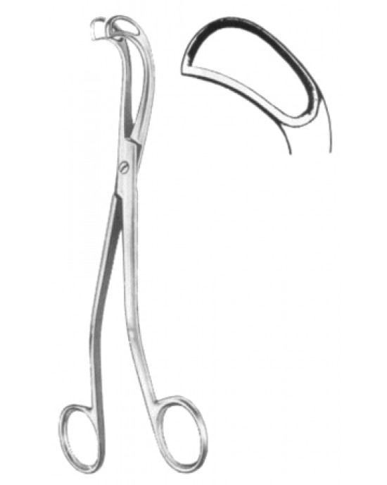Jurasz Adenoid Cutting Forceps SJ 22cm/8 3/4