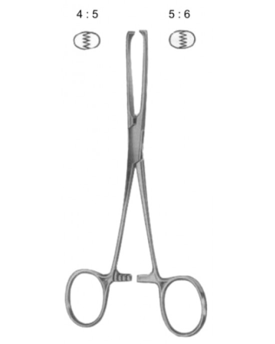 Allis Tissue Seizing Forceps BJ  5:6 15cm/6