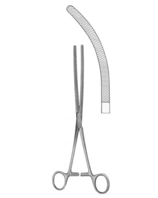 Doyen Intestinal Clamps Forceps BJ Curved 21cm/8 1/4
