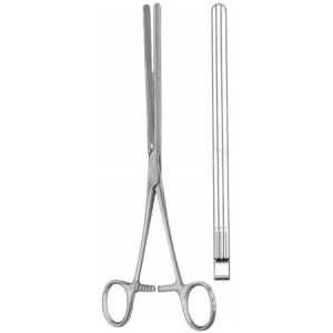 Kocher Intestinal Clamps Forceps BJ Straight 22cm/8 3/4