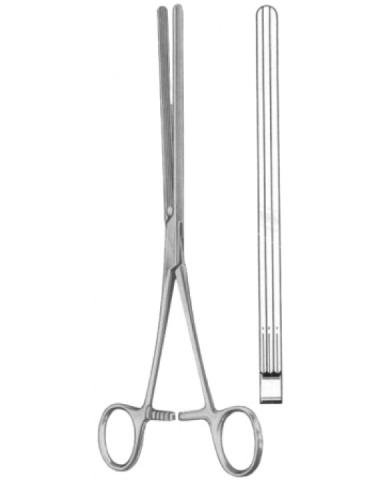 Kocher Intestinal Clamps Forceps BJ Straight 22cm/8 3/4