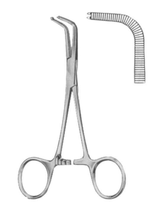 Kleinschmidt Intestinal Blindgut Forceps BJ 12cm/4 3/4