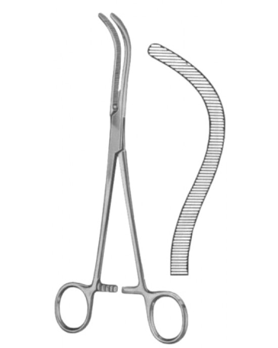 Guyon Kidney Pedicle Clamp Forceps BJ 24cm/9 1/2
