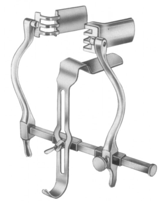 Judd-Masson Bladder Retractors with Central Blades