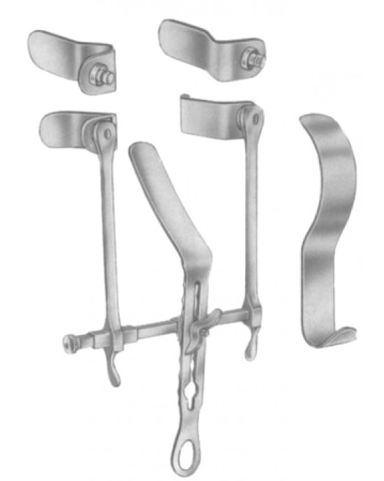 Thomson-Walker Bladder Retractors With Central Blades