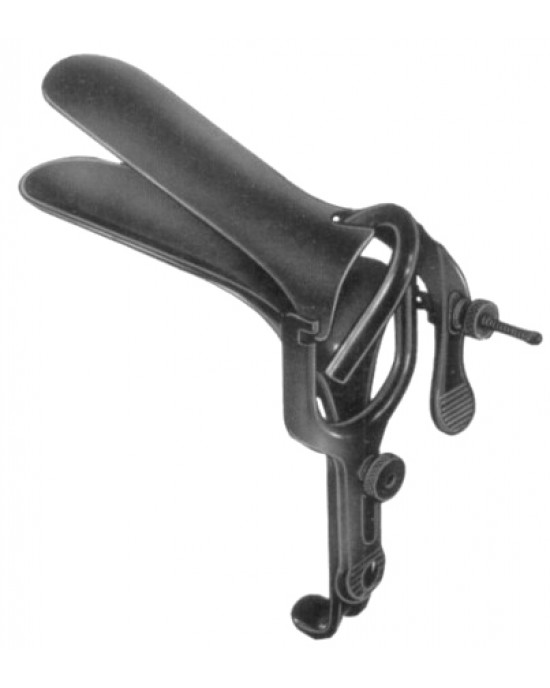 Grave Vaginal Speculas   75mmx20mm Black Insulated For Laser Surgery