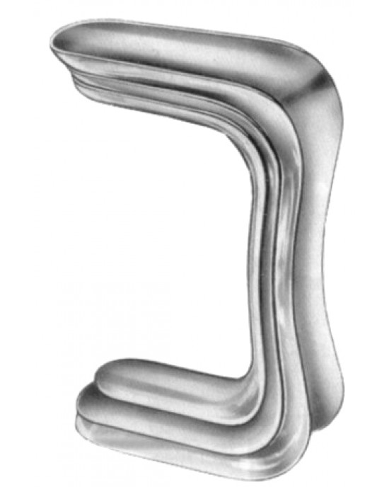 Sims Vaginal Speculas D/End 80x35+40mm Fig # 3