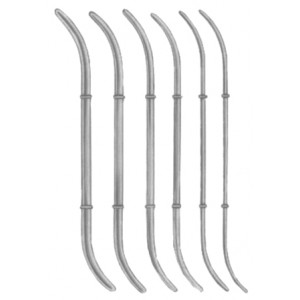 Hank Uterine Dilator set/6 w/o pouch