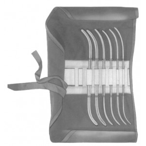 Hank Uterine Dilator set/6 with pouch