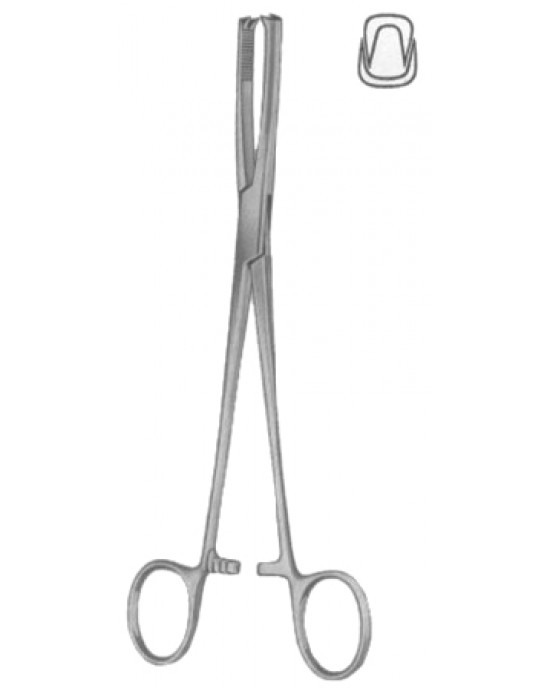 Jacobs Tenaculum Forceps BJ 2:2 Straight 21cm/8 1/4
