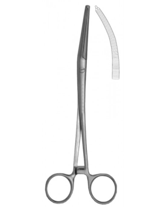 Bonney Berkley Hystrectomy Fcps Angled on flat 20cm/8