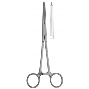 Gwilliams Hystrectomy Fcps str 1x2T, 20cm/8