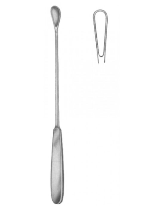 Gourdet Uterine Curettes   6mm 28cm/11