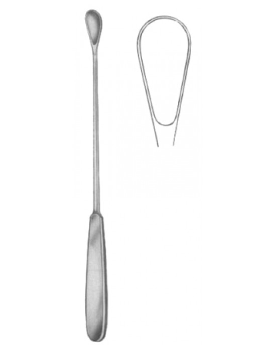 Gourdet Uterine Curettes 14mm 28cm/11