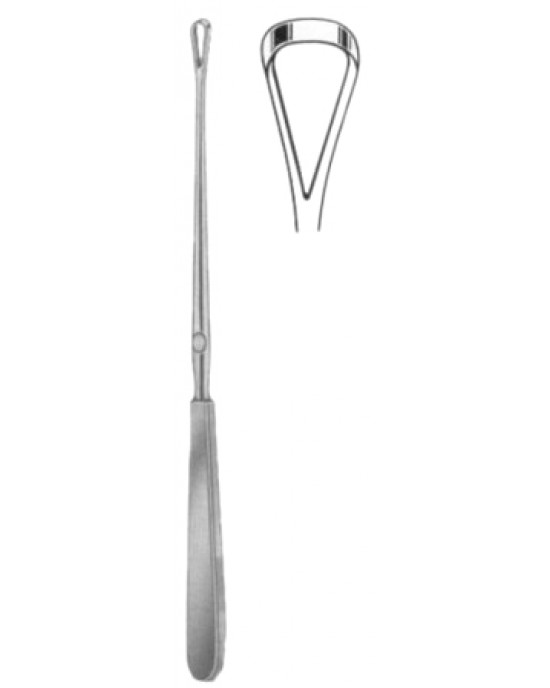 Sims Uterine Curettes Sharp 13.5mm 25cm/10