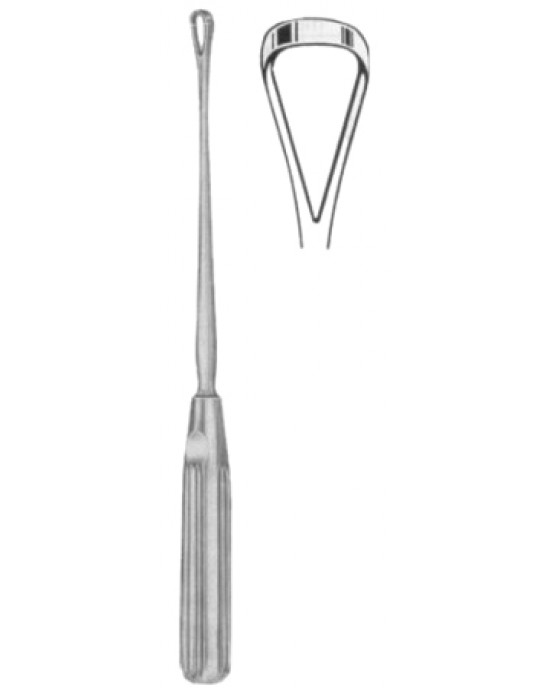 Sims Uterine Curettes Sharp 14.5mm 25cm/10