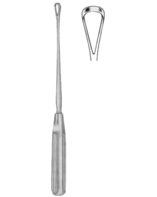 Sims Uterine Curettes Sharp 10.5mm 25cm/10
