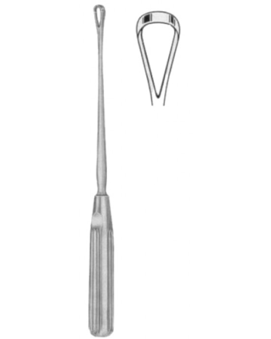 Sims Uterine Curettes Sharp 11.5mm 25cm/10