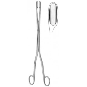 Winter Placenta Ovum Forceps SJ Curved 28cm/11