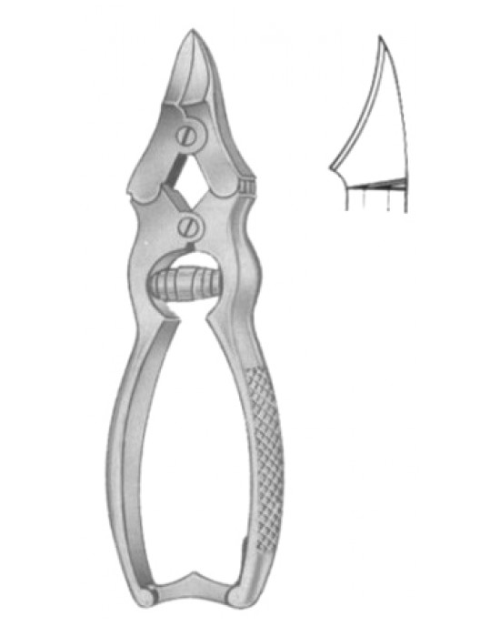 Fine Nail Cutter M/Action 15cm/6