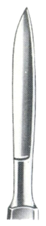 Bergmann Dissecting Knives 14.5cm/5 3/4" Fig # 3