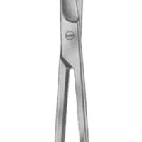 Opertaing Scissors Straight Fig # 2 10cm/4" Sh/Bl