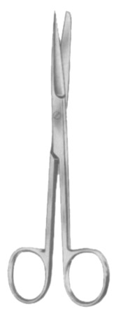 Deaver Operating Scissors Straight 14.5cm/5 3/4" Sh/Bl