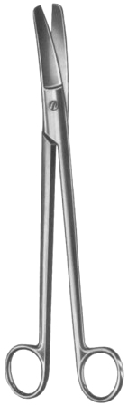 Dubois Gynecological Scissors Curved 27cm/10 1/2"