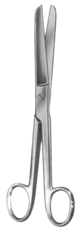 Doyen Gynecological Scissors Striaght 18cm/7"