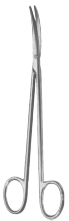 Tonnis-Adson-Fine Arteriotomy Scissors 17.5cm/7"