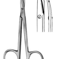 Tonotomy Scissors Pointed Curved 10.5cm/4 1/4"