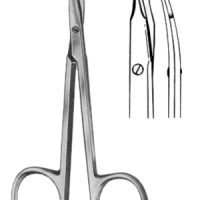Tonotomy Scissors Blunt Curved 10.5cm/4 1/4"