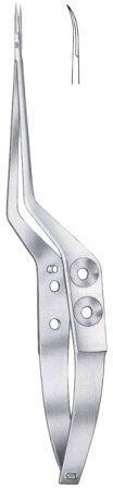 Yasargil Micro Scissors Curved 16.5cm/6 1/2"