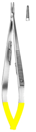 Castroviejo Micro Needle Holders Straight 14cm/5 1/2" TC GOLD