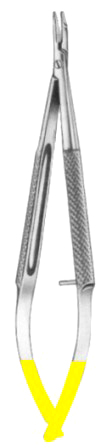 Barraquer Micro Needle Holders 14cm/5 1/2" TC GOLD