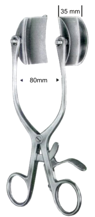 Baby-Collin Abdominal Retractors Complete with Lateral Blades