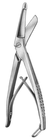 Plaster Shear w/serrated blade, w/lock 20cm