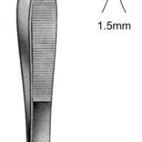 DeBakey Adson Atraumatic Fcps 1.5mm, 12.5cm